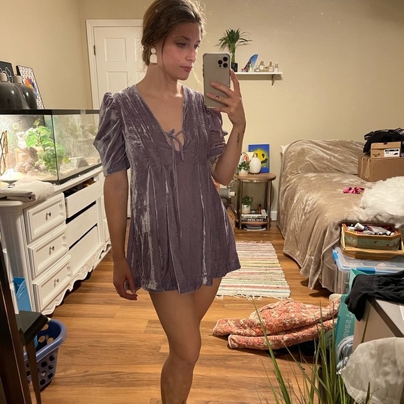 Free People velvet tunic mini dress - Picture 13 of 15